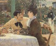 Edouard Manet In the Garden Restaurant of Pere Lathuille Sweden oil painting artist